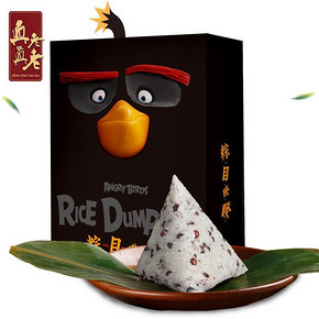 #端午#真真老老 愤怒的小鸟粽子礼盒 嘉兴粽子12只 29.9元包邮