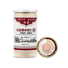 牧森 红豆薏米杏仁粉 500g 19元包邮(88-9-60券)