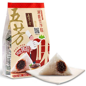 #端午#五芳斋 润香豆沙粽280g 5.8元