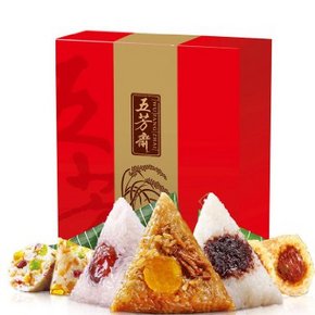 #端午#五芳斋 悦礼五芳粽子礼盒 1200g 49元