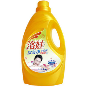 洛娃 多功能洗衣液 4kg 折15元 （29.9,199-100）