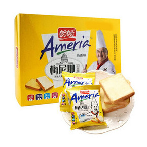 盼盼 梅尼耶干蛋糕 奶香味80g 折2.2元(19.9选9件)