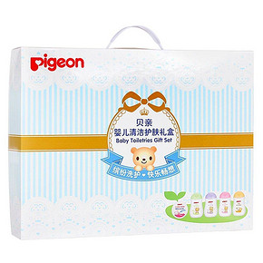 PIGEON 贝亲 婴儿清洁护肤礼盒5件套 99元包邮
