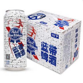 看球必备# Blue Ribbon 蓝带 反战版啤酒10度 500mlx12听 折49.5元(99选2件)
