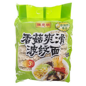 陈克明 面条 香菇爽滑波纹面 火锅面 圆面条 800g 折2.9元