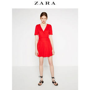 ZARA TRF 女装 双襟连衣裙  169元包邮