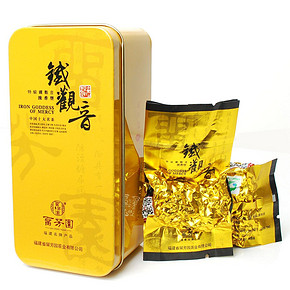 留芳园  福建高山铁观音王 浓香型 75g 5.8元包邮(10.8-5券)