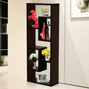 双箭 瑞斯得五格置物架  黑胡桃色 折34.6元(68,199-100)