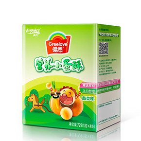 秒杀预告# 英氏 健恩小馒头婴儿辅食 72g 0点 6.6元包邮