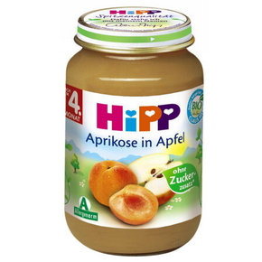 HIPP 喜宝 有机苹果杏子果泥 190g 6.18元