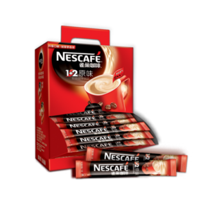 限地区# Nestlé 雀巢 咖啡1+2原味 100条 1500g 49.9元