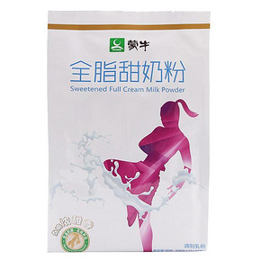 蒙牛 成人奶粉 全脂甜奶粉 300g 9.9元