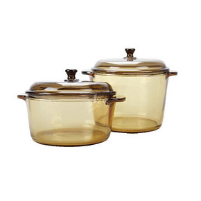 Luminarc 乐美雅 高级Vitro玻璃透明圆锅组 2L+3L 228元(388-160)