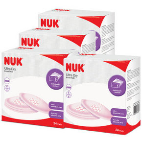 NUK 超薄干爽防溢乳垫 24片x4盒 58元