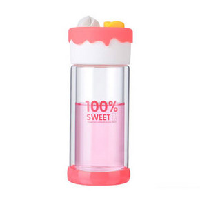 新泰龙 便携可爱透明玻璃杯 260ml 9.9元包邮(19.9-10券)