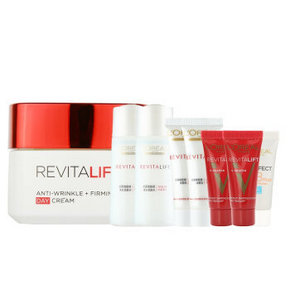 欧莱雅 复颜日霜套装 日霜50ml+护肤旅行7件套 109元(209-100)