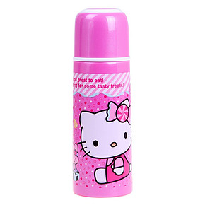 Hello Kitty 370ml 高真空学生水壶 39元(76，下单5折)