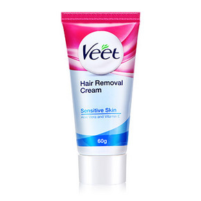 veet 薇婷 敏感脱毛膏60g+芦荟胶 29.9元包邮(59.9-30券)