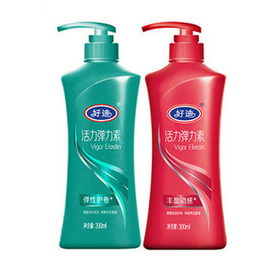 好迪 卷发专用弹力素 300ml*2瓶 19元包邮(39-20券)
