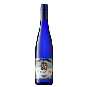 德国进口 Blaue Quelle 圣母之泉 半甜白葡萄酒750ml 折33元(99选3)