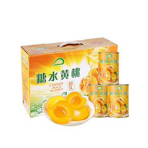 环亨 黄桃罐头425g*8罐/箱 40.8元包邮