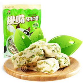 太祖 挑嘴牛轧糖 青豆味 200g/袋 6.18元(可199-100券)