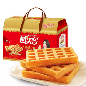 回头客 原味华夫饼 1500g*4箱 99.6元(199.6-100券)