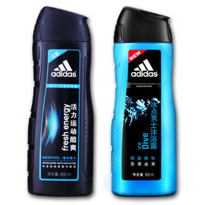 基友拼单# 阿迪达斯 男士活力沐浴露(400ml+400ml)*5套 99.5元(199.5-100)
