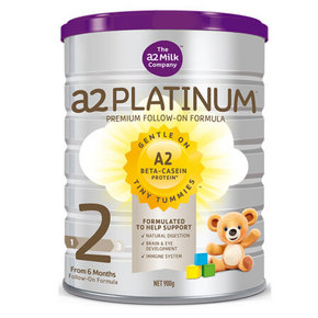 澳洲 a2 Platinum 白金版 婴幼儿奶粉 2段 900g 110.7元包邮(99+11.7)