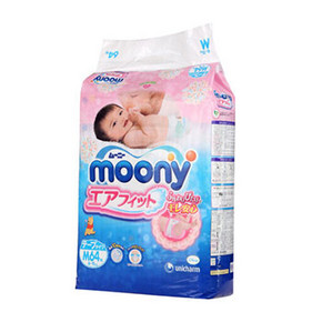 moony 尤妮佳 婴儿纸尿裤 M64片 69元(≥3件)