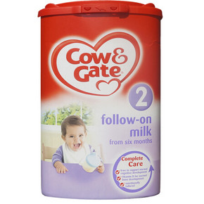 英国牛栏 婴幼儿奶粉2段 900g x6罐 598.2元(534.6+63.6)