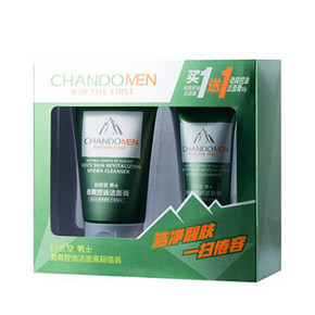 CHANDO 自然堂 男士劲爽控油洁面膏超值装 100g+50g 19.9元(可2件7.5折)