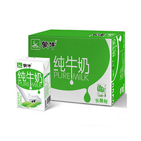 蒙牛 纯牛奶 PURE MILK 250ml*16盒 29.9元
