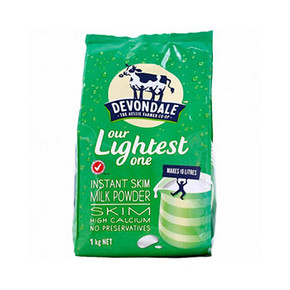澳洲进口 Devondale 德运 脱脂高钙成人奶粉 1kg 37.9元