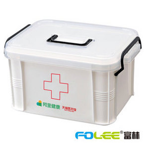 秒杀预告# 富林 家用药箱 21点 0.01元包邮