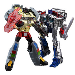 Hasbro 孩之宝 变形金刚 亚洲款 钢锁和擎天柱套装 189元包邮
