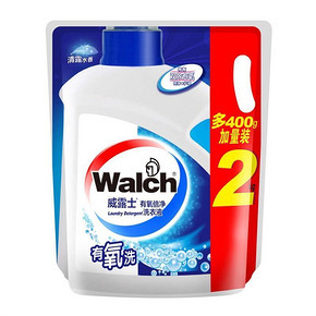 威露士 有氧倍净洗衣液袋装 补充装 2kg 折9.9元(19.9，199-100)
