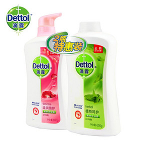 秒杀预告# 滴露 沐浴露滋润倍护650g+植物呵护650g 19日8点 0.01元包邮