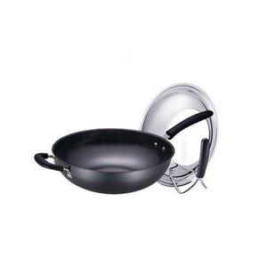 手机端# 苏泊尔 EC1232F03 真不锈无涂层健康铁锅32cm  189元