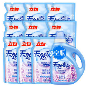 立白 低泡洗衣液 薰衣草香500g*12袋x4件+凑单 99元包邮(199-100)