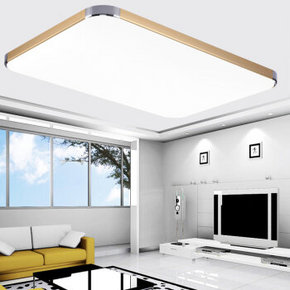 限地区# HD 金系列 现代简约LED吸顶灯 36W*2件 300元包邮(300*2-300)