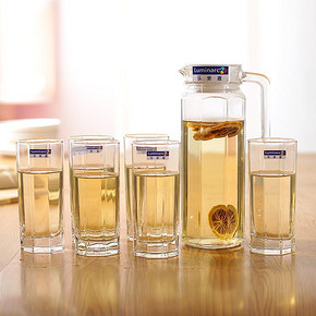 乐美雅 八角雪柜樽饮料用具 7件套*2套 + 酒杯6只装 51.7元包邮(101.7-50券)