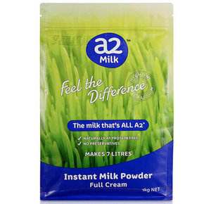 澳洲进口牛奶 a2高钙全脂成 人奶粉1kg 37.8元