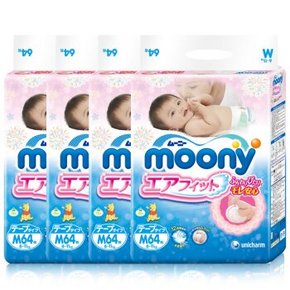 日本 MOONY 尤妮佳 纸尿裤 M64片 329元包邮