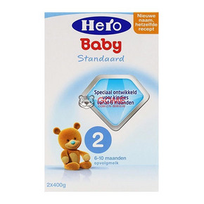 Hero Baby 荷兰美素 婴儿配方奶粉 2段 800g*2盒 169元包邮