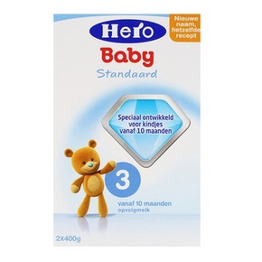 Hero baby 荷兰美素 婴儿配方奶粉 2段  800g*2 169元包邮