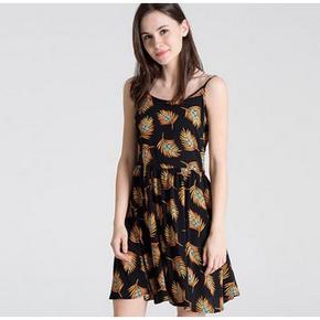 C＆A 女式植物印花吊带连衣裙 券后89元包邮