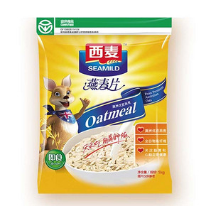 SEAMILD 西麦 即食燕麦片1kg/袋 折8.6元(16.9，99-50券)