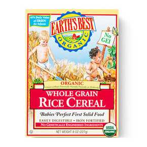 美国 Earth’s Best 婴幼儿有机全麦米粉 1段 227g 11.8元(9.9+1.9)