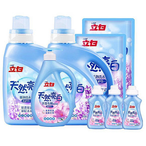 立白 洗衣液2kg*2瓶+1kg*2瓶+1kg瓶+80g*3瓶+凑单 实付50.5元包邮